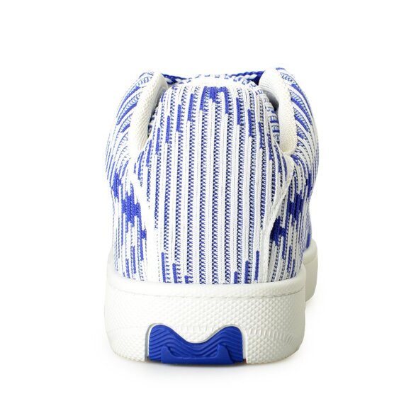 Burberry Men's "Box Knit" Canvas IP Check Low Top Sneakers Shoes US 12 IT 45 - Picture 3 of 8